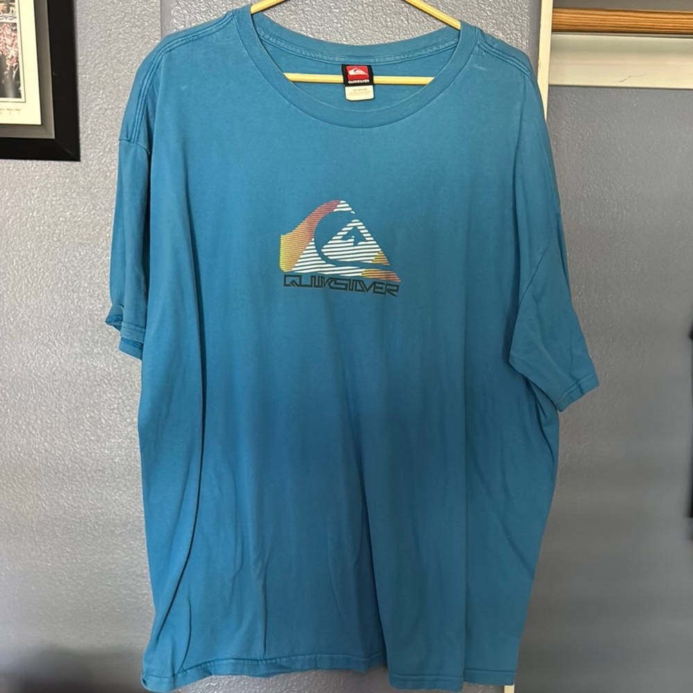 Quiksilver Teal Short Sleeve Tee